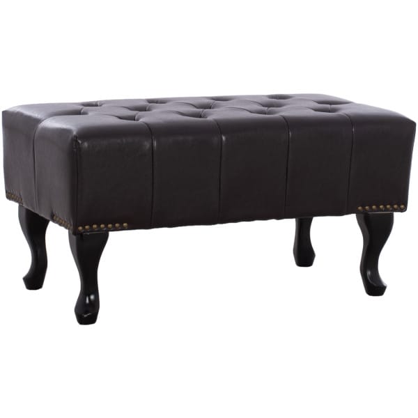ΤΑΜΠΟΥΡΕ ΥΠΟΠΟΔΙΟ T.CHESTERFIELD EMMA HM226.01 PU 80x44x39Y εκ.ΣΚ.ΚΑΦΕ