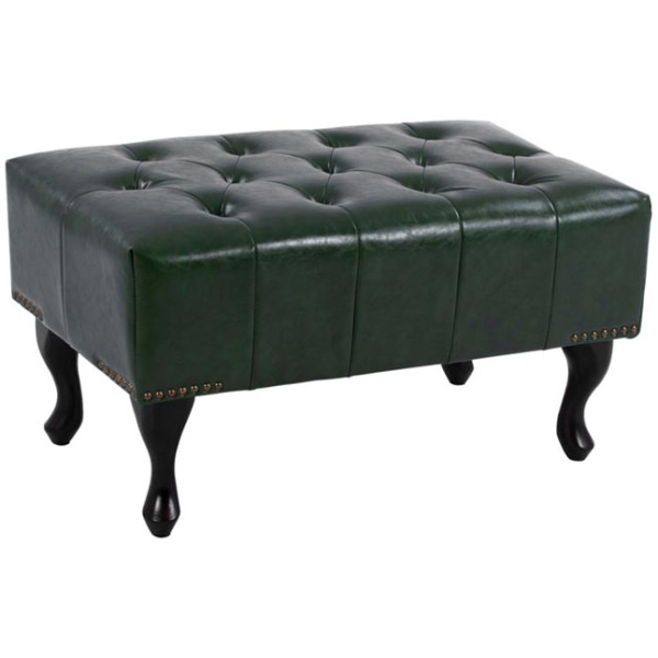 ΤΑΜΠΟΥΡΕ ΥΠΟΠΟΔΙΟ T.CHESTERFIELD EMMA HM226.08 PU ΚΥΠΑΡΙΣΣΙ-ΜΑΥΡΑ ΠΟΔΙΑ 80x45x39Yεκ.