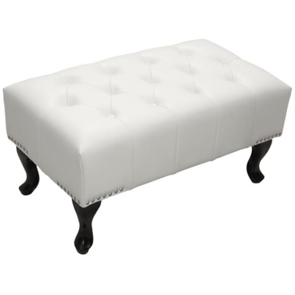 ΤΑΜΠΟΥΡΕ ΥΠΟΠΟΔΙΟ T.CHESTERFIELD EMMA HM226.02 PU ΛΕΥΚΟ-ΜΑΥΡΑ ΠΟΔΙΑ 80x44x39Yεκ. - Image 2