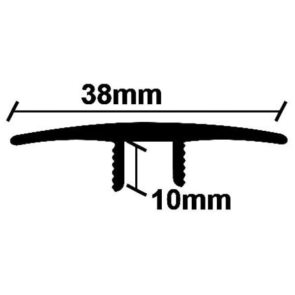 ΠΡΟΦΙΛ LAMINATE ΙΣΟΠΕΔΟ ΑΣΗΜΙ    38Χ2750mm NewPlan - Image 1