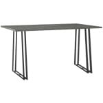 Τραπέζι Gable  χρώμα γκρι σκυροδέματος 140x80x76εκ. - Image 5