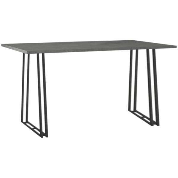 Τραπέζι Gable  χρώμα γκρι σκυροδέματος 140x80x76εκ. - Image 5