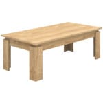 Τραπεζάκι σαλονιού Seda  χρώμα φυσικό οξιάς 110x60x41εκ. - Image 3