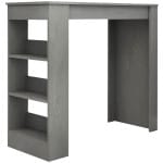 Τραπέζι μπαρ Deep  χρώμα γκρι σκυροδέματος 120x50x100εκ. - Image 5