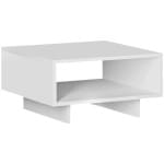 Τραπεζάκι σαλονιού Hola  χρώμα λευκό 60x60x32εκ. - Image 5