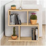Βοηθητικό τραπεζάκι Homemania  χρώμα φυσικό οξιάς 60x20x60εκ. - Image 4