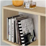 Βοηθητικό τραπεζάκι Homemania  χρώμα φυσικό οξιάς 60x20x60εκ. - Image 5