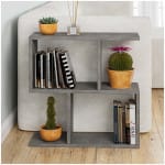 Βοηθητικό τραπεζάκι Homemania  χρώμα γκρι ρετρό 60x20x60εκ. - Image 4