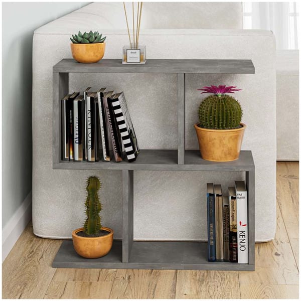 Βοηθητικό τραπεζάκι Homemania  χρώμα γκρι ρετρό 60x20x60εκ. - Image 4