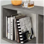 Βοηθητικό τραπεζάκι Homemania  χρώμα γκρι ρετρό 60x20x60εκ. - Image 5