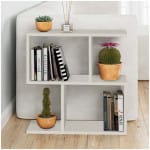 Βοηθητικό τραπεζάκι Homemania  χρώμα λευκό 60x20x60εκ. - Image 4