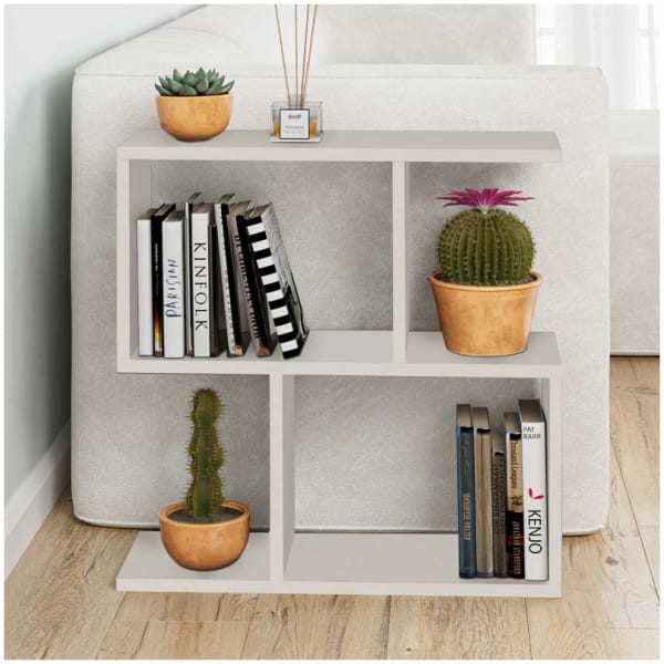 Βοηθητικό τραπεζάκι Homemania  χρώμα λευκό 60x20x60εκ. - Image 4