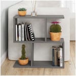 Βοηθητικό τραπεζάκι Homemania  χρώμα ανθρακί 60x20x60εκ. - Image 4
