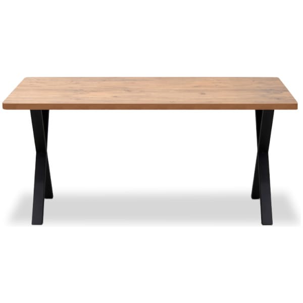 Τραπέζι Jeremy  Mdf - μεταλλικό χρώμα ακακίας 140x80x75εκ. - Image 5