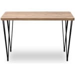 Τραπέζι Roger  Mdf - μεταλλικό χρώμα ακακίας 120x70x75εκ. - Image 5