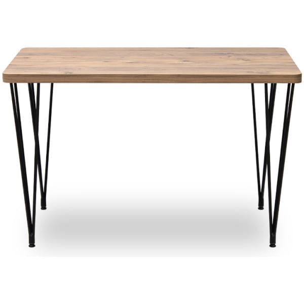 Τραπέζι Roger  Mdf - μεταλλικό χρώμα ακακίας 120x70x75εκ. - Image 5