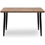 Τραπέζι Levico  χρώμα ακακίας 130x75x75εκ. - Image 5