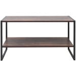 Τραπεζάκι σαλονιού Giza  χρώμα rustic καρυδί 90,2x50,3x50,4εκ. - Image 3