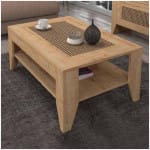 Τραπεζάκι σαλονιού Madura  χρώμα sapphire oak 90x60x40εκ. - Image 4