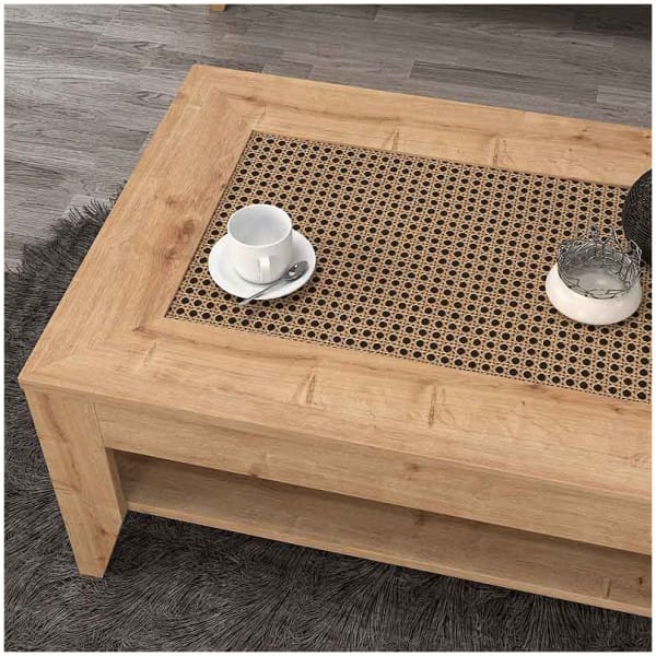 Τραπεζάκι σαλονιού Madura  χρώμα sapphire oak 90x60x40εκ. - Image 5