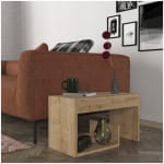 Τραπεζάκι βοηθητικό Rosana  χρώμα sapphire oak 35x29,5x60εκ. - Image 2