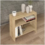 Τραπεζάκι βοηθητικό Silvanus  χρώμα sapphire oak 51x17,5x49εκ. - Image 2
