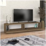 Έπιπλο τηλεόρασης Ahenk  χρώμα καρυδί 160x31,3x32,9εκ. - Image 2