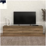 Έπιπλο τηλεόρασης Ahenk  χρώμα καρυδί 160x31,3x32,9εκ. - Image 3