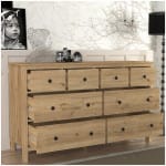 Συρταριέρα - Μπουφές Sabina  χρώμα sepet oak 160x50x96εκ. - Image 2