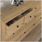 Συρταριέρα - Μπουφές Sabina  χρώμα sepet oak 160x50x96εκ. - Image 3