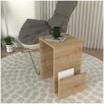 Τραπεζάκι βοηθητικό Regnar  χρώμα sapphire oak 43,1x33,5x52εκ. - Image 4