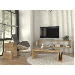 Τραπεζάκι βοηθητικό Regnar  χρώμα sapphire oak 43,1x33,5x52εκ. - Image 5