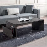 Τραπεζάκι σαλονιού Regnar  χρώμα rebab 100,6x55x31,8εκ.