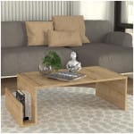 Τραπεζάκι σαλονιού Regnar  χρώμα sapphire oak 100,6x55x31,8εκ.