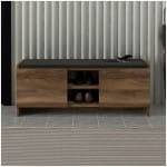 Παπουτσοθήκη Verly  χρώμα καρυδί 110x33,2x43εκ. - Image 3