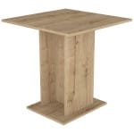 Τραπέζι Allos  χρώμα sapphire oak 75x75x77εκ.
