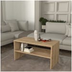 Τραπεζάκι σαλονιού Eleva  χρώμα sapphire oak 90x44,6x46,4εκ.