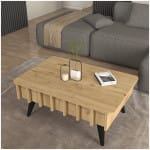Τραπεζάκι σαλονιού Gemma  χρώμα sepet oak 90x59,6x36,8εκ. - Image 2