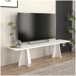 Έπιπλο τηλεόρασης Sugar  χρώμα λευκό 150x29,6x36,8εκ.