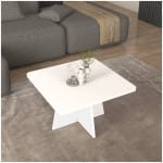 Τραπεζάκι σαλονιού Sugar  χρώμα λευκό 60x60x36,8εκ. - Image 3