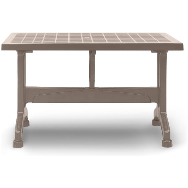 Τραπέζι πολυπροπυλενίου Callan  χρώμα cappuccino 120x70x73εκ. - Image 5