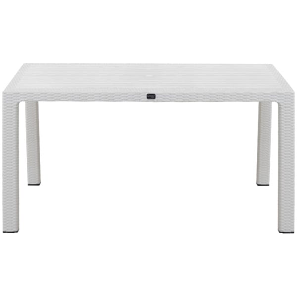 Τραπέζι πολυπροπυλενίου Kalan  χρώμα λευκό 150x90x75εκ. - Image 5