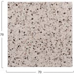 ΕΠΙΦΑΝΕΙΑ ΤΡΑΠΕΖΙΟΥ WERZALIT 70Χ70Χ3.5εκ.TERRAZZO HM5230.16 - Image 2