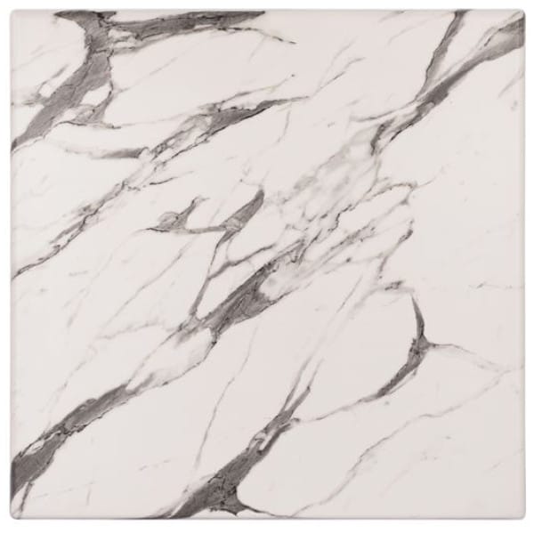 ΕΠΙΦΑΝΕΙΑ ΤΡΑΠΕΖΙΟΥ WERZALIT 70Χ70Χ3.5εκ. MARBLE WHITE-GREY 5657 HM5230.11 - Image 1