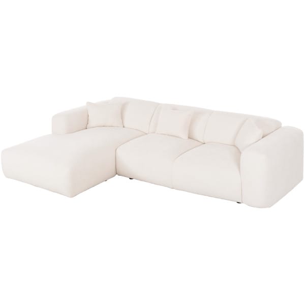 ΚΑΝΑΠΕΣ ΓΩΝΙΑ (ΑΡΙΣΤΕΡΗ) BRICKEN HM3275.02L ΛΕΥΚΟ ΥΦΑΣΜΑ 110-282x98-160x72Υεκ.