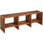ΚΟΝΣΟΛΑ TV NYA HM9831 ΜΑΣΙΦ ΞΥΛΟ TEAK ΣΕ ΦΥΣΙΚΟ ΧΡΩΜΑ 130x29,5x46Υ εκ.