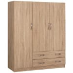 ΝΤΟΥΛΑΠΑ 3ΦΥΛΛΗ CARLY HM384.02 ΜΕ ΔΥΟ ΣΥΡΤΑΡΙΑ SONAMA 150X55Χ180Υεκ.