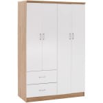 ΝΤΟΥΛΑΠΑ 4ΦΥΛΛΗ ME 2 ΣΥΡΤΑΡΙΑ BLAKELY HM339.06 SONAMA ΛΕΥΚΗ 120Χ42,5Χ180,5 εκ.