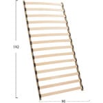 ΤΕΛΑΡΟ-ΣΟΜΙΕΣ ME ΑΝΑΤΟΜΙΚΕΣ ΤΑΒΛΕΣ 90X192 ΓΙΑ ΚΡΕΒΑΤΙ 90X200 HM2464 - Image 2