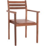 ΠΟΛΥΘΡΟΝΑ KEMPO HM6358 ΞΥΛΟ TEAK ΣΕ ΦΥΣΙΚΟ--58x58,5x88Υεκ.